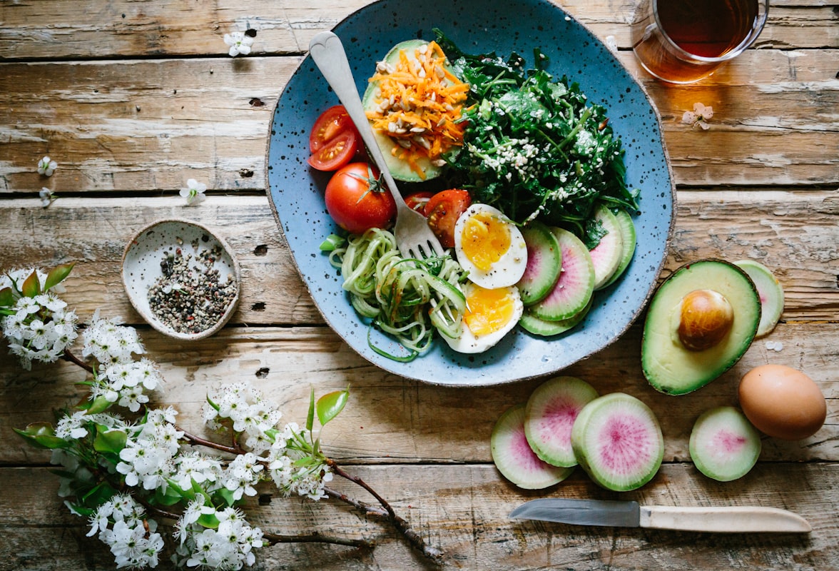Leafy greens rich in calcium and magnesium